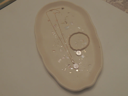 Vanity tray Mother of Pearl